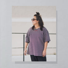 Lade das Bild in den Galerie-Viewer, Mistral T-Shirt dick "Center Logo" 90er Made in Portugal, rot, XL breit
