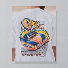 Lade das Bild in den Galerie-Viewer, T-shirt &quot;Myers Racing&quot; 1996 sinlge stitch, weiß, XXL
