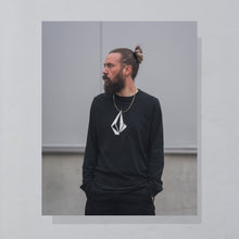 Lade das Bild in den Galerie-Viewer, Volcom Longsleeve Y2K, schwarz, L
