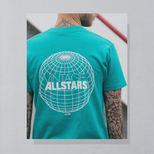 Lade das Bild in den Galerie-Viewer, Fruit of the Loom T-Shirt &quot;Pocket Tee Vintage Allstars&quot; 80er/90er single stitch Made in the USA, blau, M
