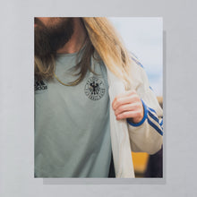 Lade das Bild in den Galerie-Viewer, Adidas Zip Hoodie/Trainingsjacke "David Beckham" 2005, grau, XL
