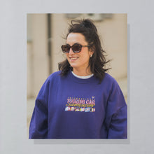 Lade das Bild in den Galerie-Viewer, Jerzees Sweatshirt "Touring Car Championships 1996" Made in the USA, lila, XL/XXL
