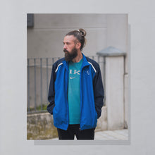 Lade das Bild in den Galerie-Viewer, Nike Trainingsjacke 00er, blau, XL/XXL
