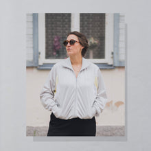 Lade das Bild in den Galerie-Viewer, Puma Trainingsjacke 80er/90er, grau/gelb, M/L
