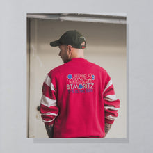 Lade das Bild in den Galerie-Viewer, Adidas Sweatshirt &quot;Olympics St. Moritz&quot; 80er/90er, rot, M breit
