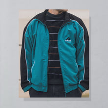 Lade das Bild in den Galerie-Viewer, Adidas Trainingsjacke 00er, grün/blau, M/L
