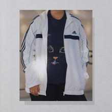 Lade das Bild in den Galerie-Viewer, Jerzees T-Shirt &quot;Cat&quot; 90er Made in Scotland, blau, XL
