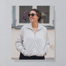 Lade das Bild in den Galerie-Viewer, Puma Trainingsjacke 80er/90er, grau/gelb, M/L
