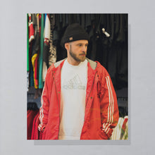 Lade das Bild in den Galerie-Viewer, Adidas Jacke dünn 90er/00er, rot, L/XL
