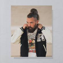 Lade das Bild in den Galerie-Viewer, Roots Jacke - Canada - 00er Made in Canada, schwarz/weiß, XL
