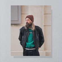 Lade das Bild in den Galerie-Viewer, Lederjacke/ -weste - echtes Leder - 90er, schwarz, L/XL breit

