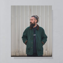 Lade das Bild in den Galerie-Viewer, Lands End Jacke dünn &quot;barn jacket&quot;, grün, L/XL

