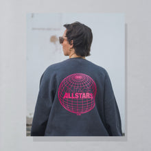 Lade das Bild in den Galerie-Viewer, Russell Athletic Sweatshirt "Vintage Allstars" 00er Made in Mexico, grau, XL/XXL breit
