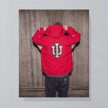 Lade das Bild in den Galerie-Viewer, Starter Jacke "Indiana Hoosiers" 90er, rot, XL breit
