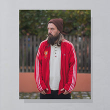 Lade das Bild in den Galerie-Viewer, Adidas Fleece Jacke &quot;Portugal&quot; 2006, rot, Xl
