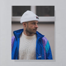 Lade das Bild in den Galerie-Viewer, Fila Mütze 90er/00er, weiß, Einheitsgröße

