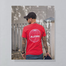 Lade das Bild in den Galerie-Viewer, T-Shirt dick "Vintage Allstars" 80er single stitch, rot, M schmal
