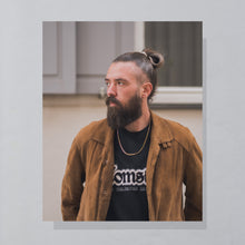 Lade das Bild in den Galerie-Viewer, Souverän Jacke &quot;suede&quot; 80er/90er, braun, L
