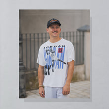Lade das Bild in den Galerie-Viewer, Nike T-Shirt "Jordan &amp; Pippen Back 2 Back" 90er Made in Greece, weiß, L (tagged M)
