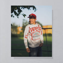 Lade das Bild in den Galerie-Viewer, Hoodie &quot;Budweiser&quot; 90er Made in Canada, grau, L breit
