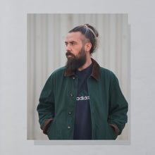 Lade das Bild in den Galerie-Viewer, Lands End Jacke dünn &quot;barn jacket&quot;, grün, L/XL
