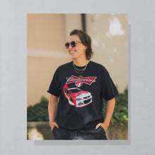 Lade das Bild in den Galerie-Viewer, Fruit of the Loom Heavy Cotton T-Shirt "Budweiser Nascar", schwarz, L
