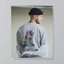 Lade das Bild in den Galerie-Viewer, Screen Stars Sweatshirt &quot;Checker Pig&quot; 90er, grau, M
