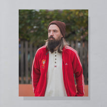 Lade das Bild in den Galerie-Viewer, Adidas Fleece Jacke &quot;Portugal&quot; 2006, rot, Xl
