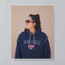 Lade das Bild in den Galerie-Viewer, Chase Authentic Hoodie "Jeff Gordon DuPont" 90er/00er, blau, XL/XXL schmal
