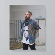 Lade das Bild in den Galerie-Viewer, Signum Hemd "Crazy Pattern" 90er/00er, mehrfarbig, XL/XXL (tagged L)
