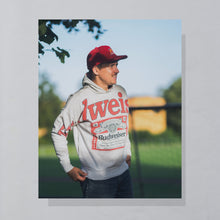 Lade das Bild in den Galerie-Viewer, Hoodie &quot;Budweiser&quot; 90er Made in Canada, grau, L breit
