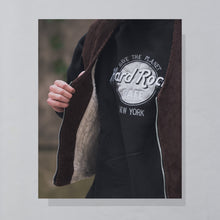 Lade das Bild in den Galerie-Viewer, Cordweste &quot;sherpa lined&quot; 90er/00er, braun, L
