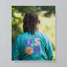 Lade das Bild in den Galerie-Viewer, Fila Trainingsjacke &quot;Tennis US OPEN&quot; 90er, blau, L
