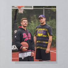 Lade das Bild in den Galerie-Viewer, Salem T-Shirt &quot;Los Angeles Lakers&quot; Made in the USA Single Stitch 90er, schwarz, XL
