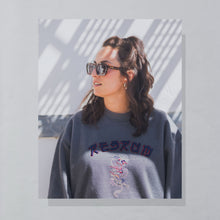 Lade das Bild in den Galerie-Viewer, Redrum Sweatshirt "dragon" 90er, grau, XL/XXL

