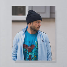 Lade das Bild in den Galerie-Viewer, Hanes Sweatshirt &quot;Save our tropical Rainforest&quot; 1990 Made in the USA, blau, L
