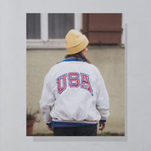 Lade das Bild in den Galerie-Viewer, Pla-Jac Jacke &quot;Team USA Seoul Olympia&quot; 1988 Made in the USA, weiß, L/XL breit
