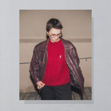 Lade das Bild in den Galerie-Viewer, Paco Calvari Strickpullover &quot;Golf&quot; 90er, rot, L/XL
