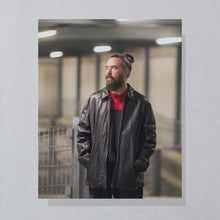Lade das Bild in den Galerie-Viewer, Emidio Fucci Sport Lederjacke "echtes Leder" 90er/00er, schwarz, XXL
