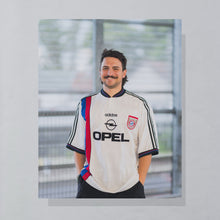 Lade das Bild in den Galerie-Viewer, Adidas Trikot "FC Bayern München" 1996-98 Made in Portugal, weiß/grau, XXL
