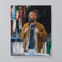 Lade das Bild in den Galerie-Viewer, Longsleeve "Vintage Allstars", blau, XL
