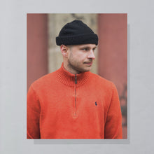 Lade das Bild in den Galerie-Viewer, Polo Ralph Lauren Quarter Zip Strickpullover, orange, L
