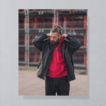 Lade das Bild in den Galerie-Viewer, Jacke &quot;echtes Leder&quot; 90er, schwarz, XL
