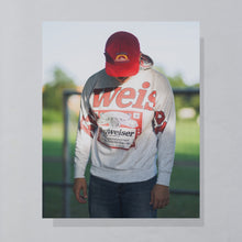 Lade das Bild in den Galerie-Viewer, Hoodie &quot;Budweiser&quot; 90er Made in Canada, grau, L breit
