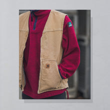 Lade das Bild in den Galerie-Viewer, Adidas Equipment Quarter Zip Polartec Fleece 90er, rot, L
