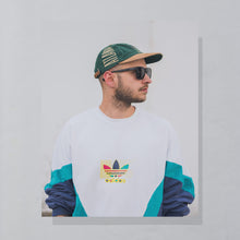 Lade das Bild in den Galerie-Viewer, Adidas Sweatshirt &quot;trefoil&quot; 90er, weiß, L
