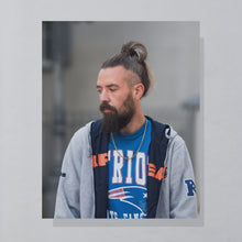 Lade das Bild in den Galerie-Viewer, NFL Wende Zip Hoodie - Chicago Bears - 00er, blau/grau, M/L
