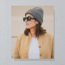 Lade das Bild in den Galerie-Viewer, Strickjacke 80er/90er, braun, M/L Damen
