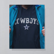 Lade das Bild in den Galerie-Viewer, Hoodie &quot;Dallas Cowboys&quot;, blau, XL

