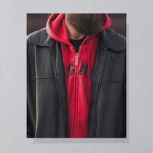 Lade das Bild in den Galerie-Viewer, Jacke &quot;echtes Leder&quot; 90er, schwarz, XL
